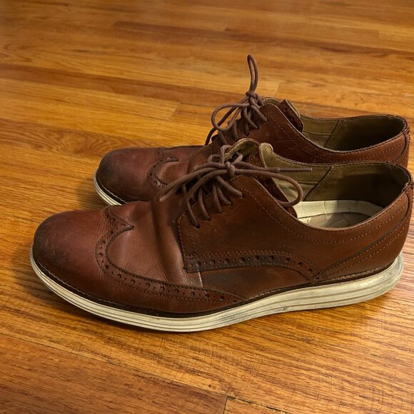 Cole Haan Men's Original Grand Classic Wingtip Oxfords size 9 beaters - Picture 2 of 6